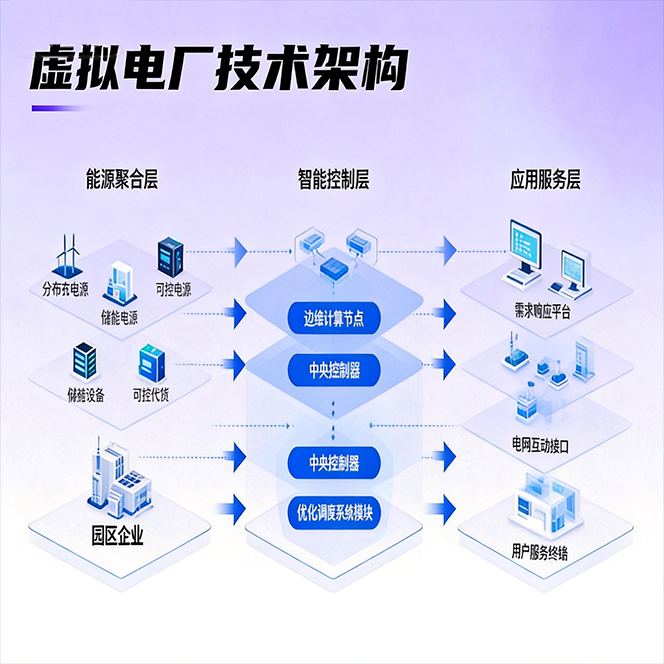 虚拟电厂技术架构